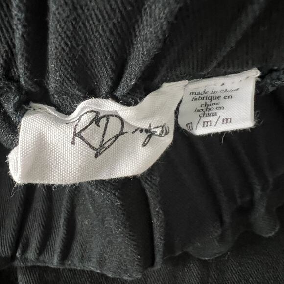 RD Style High Waisted Black Denim Skirt Size Medium - Picture 5 of 8